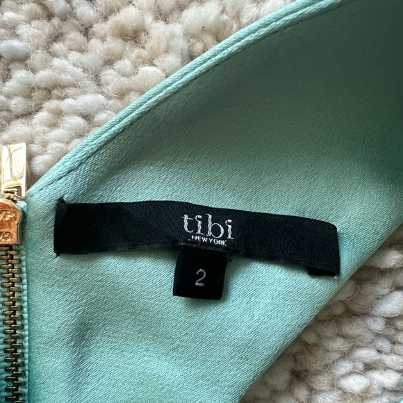 Tibi satin drop waist sleeveless racer back dress w/pockets (great for Halloween - Picture 5 of 11